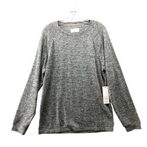Bread & Boxers Long Sleeve Raglan T Shirt Mens‎ L Gray Heather Crewneck Lounge